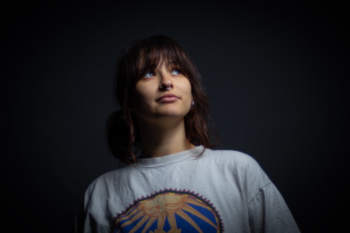 Portrait – looking upward